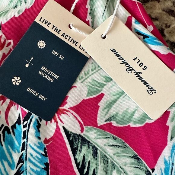 NWT Tommy Bahama Women’s Golf Tennis Floral Print Fuchsia Skirt Size Large UPF50 - Picture 4 of 9